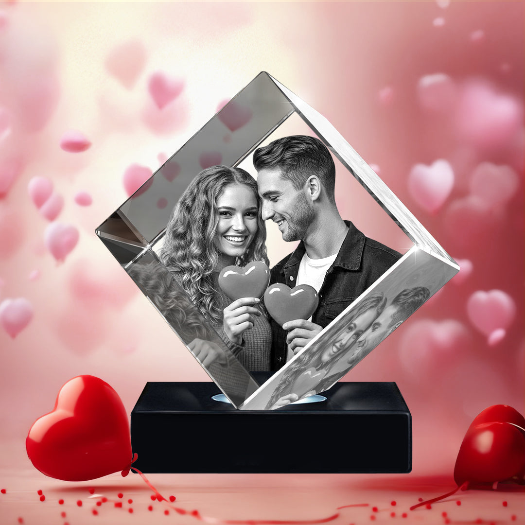 3D Diamond Crystal For Valentine's Day