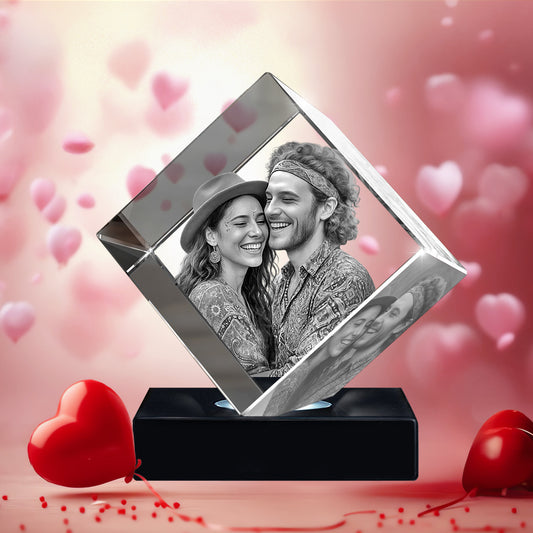 3D Diamond Crystal For Anniversary Day Gift