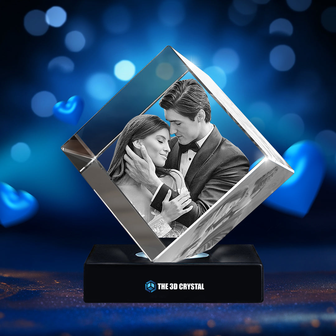 3D Diamond Crystal Wedding Day's Gift