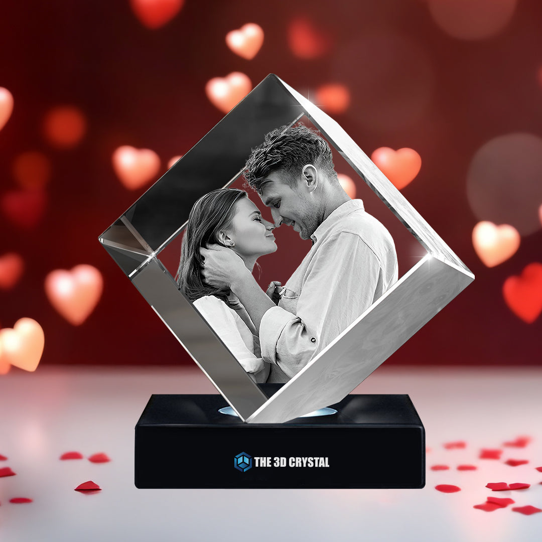 3D Diamond Crystal For Valentine's Day