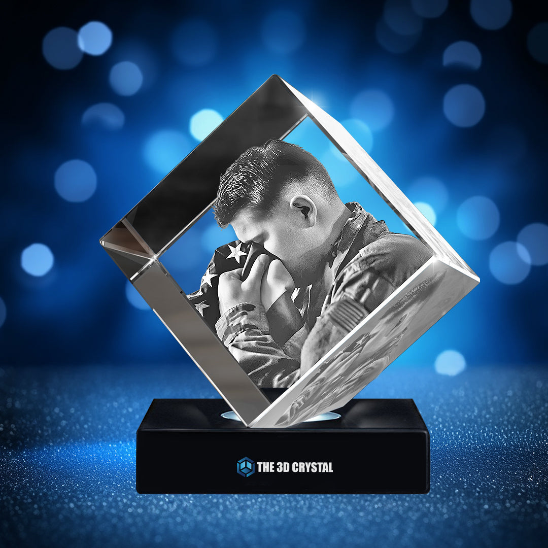 3D Diamond Crystal For Memorial Day