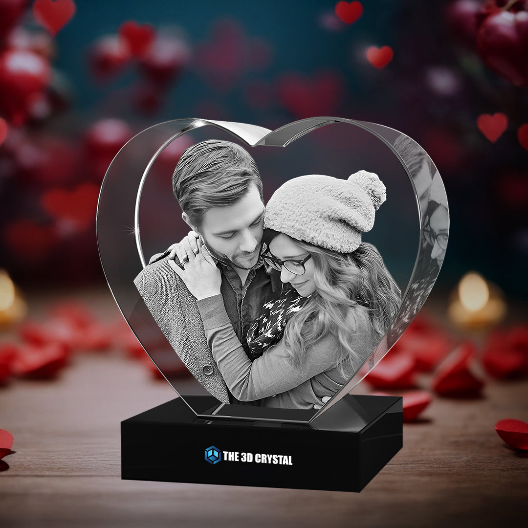 3D Crystal Heart For Love Series