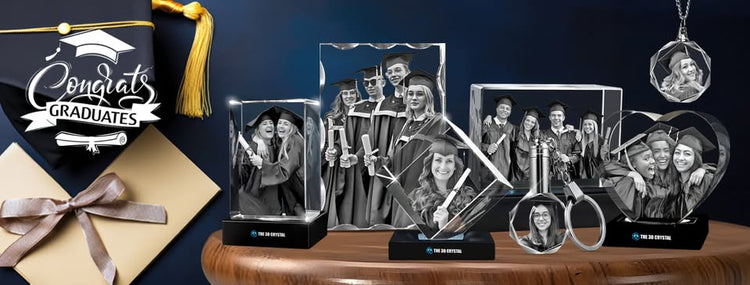 3D Photo Crystal for Graduation