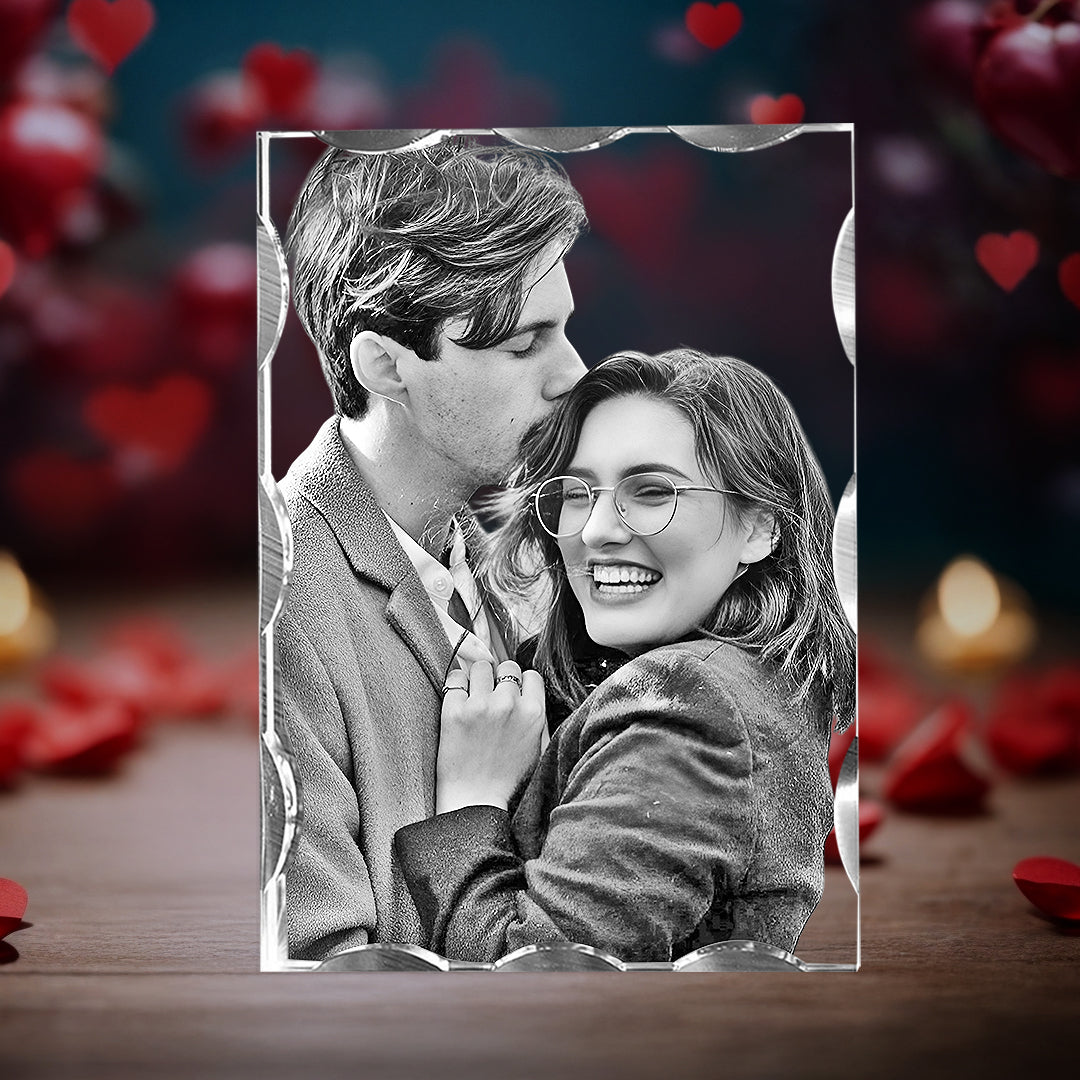 Wave 3D Crystal For  Love Series