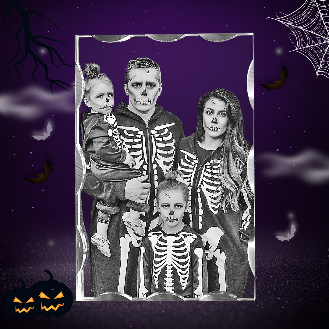 Wave 3D Crystal For Halloween