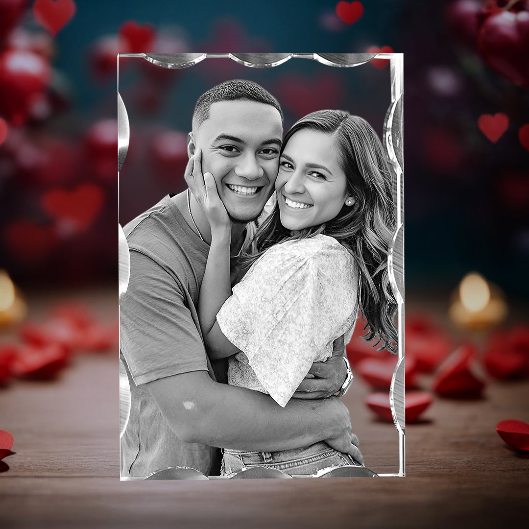 Wave 3D Crystal For  Love Series