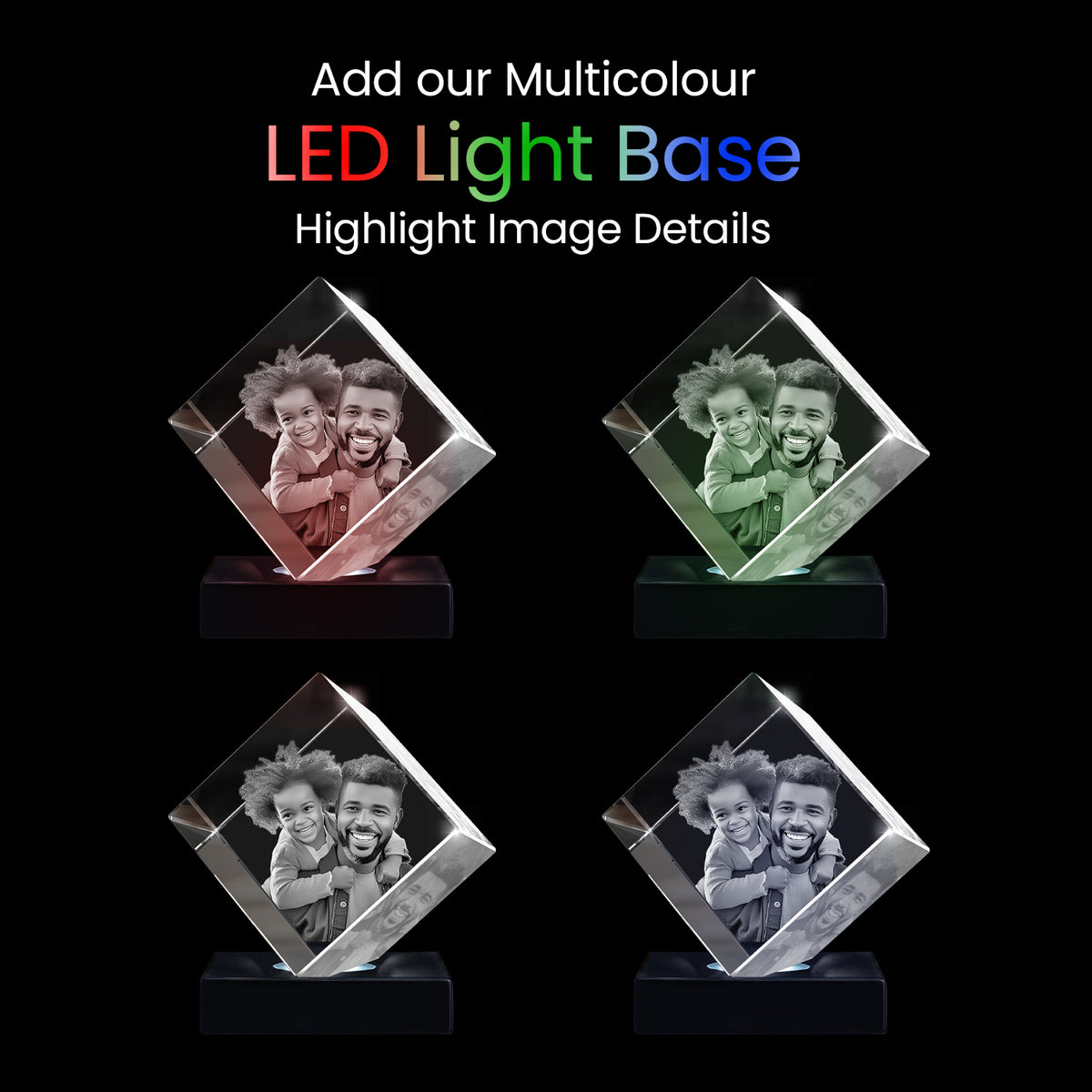 3D Diamond Crystal  For Labour Day Gift