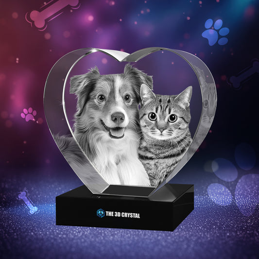 3D Crystal Pet Heart