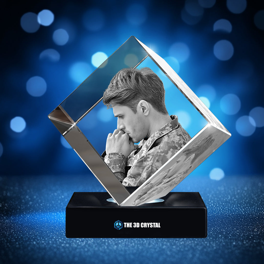 3D Diamond Crystal  For Memorial Day