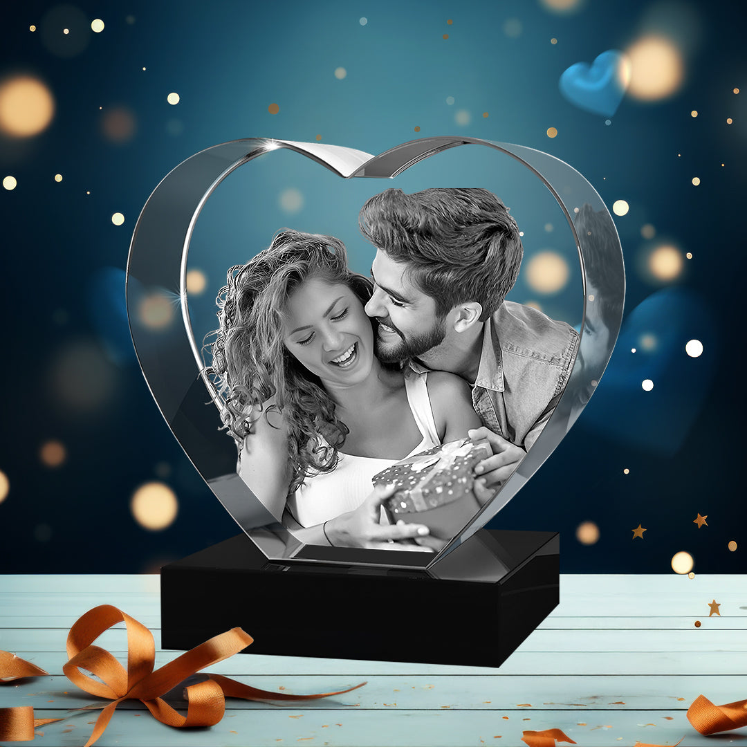 3D Crystal Heart Birthday Special
