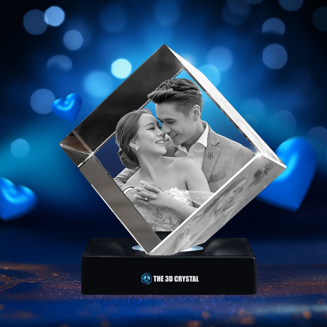 3D Diamond Crystal   Wedding Day's Gift