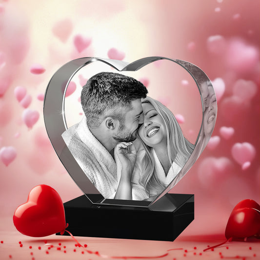 3D Crystal Heart For  Valentine's Day