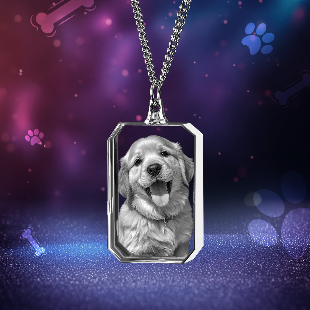 Square Pet Necklace