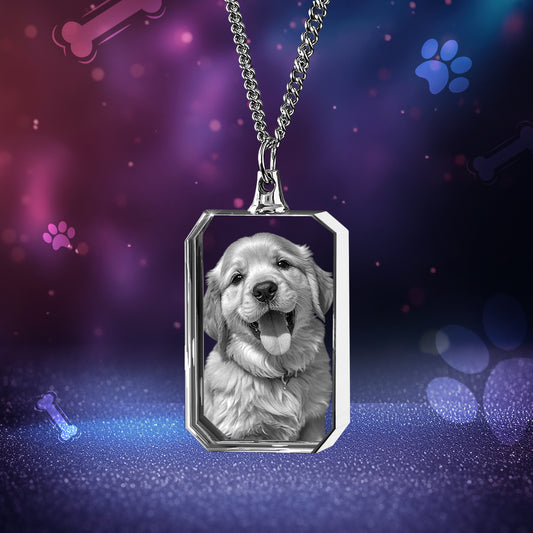 Square Pet Necklace