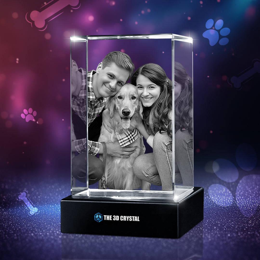 3D Crystal Pet Cube