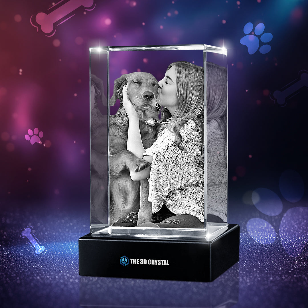 3D Crystal Pet Cube