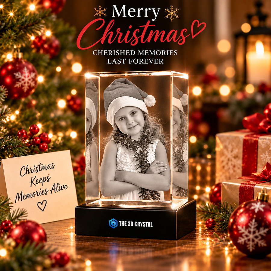 Christmas Cube Crystal