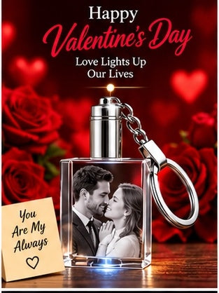 Approved Rectangle Keychain Valentine's Day design