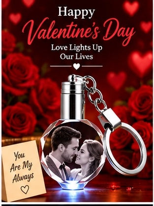 Approved Round Keychain Valentine's Day design