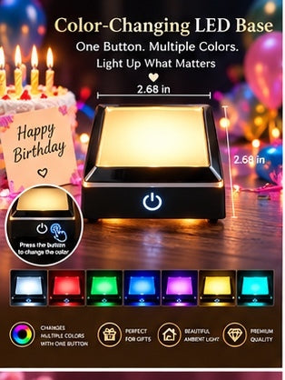 Approved Small LED Base Birthday design