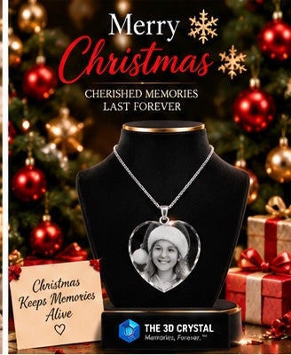 Christmas Heart Necklace